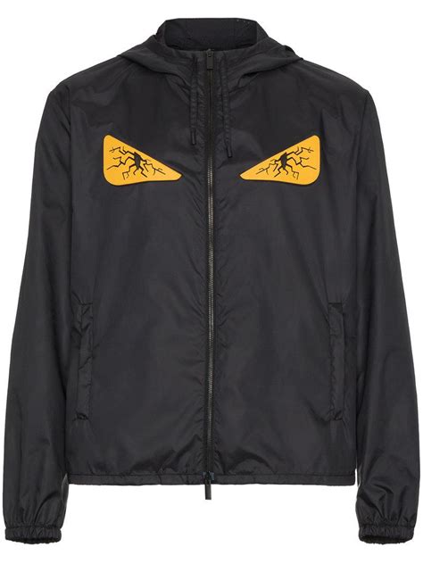fendi black windbreaker